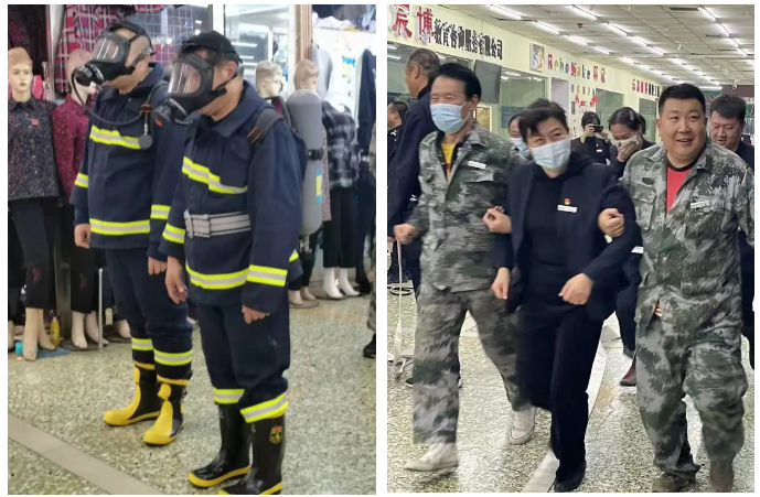 居安思危，防患未“燃”——尊龙商业开展消防应急逃生演练(图3)