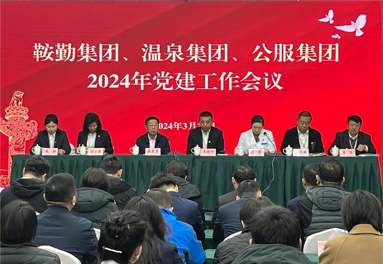 尊龙集团、温泉集团、公服集团召开“2024年党建工作会议”“2024年党风廉政建
